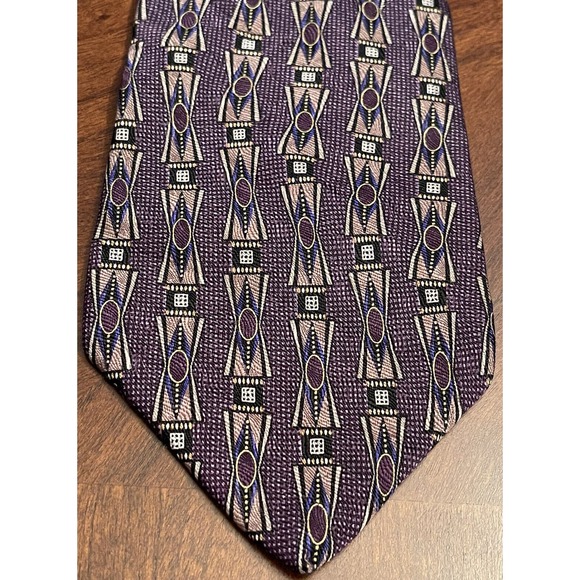 Stafford Executive, Purple, 100% Imported Silk, Men’s Neck Tie, Made In Usa - Picture 1 of 9